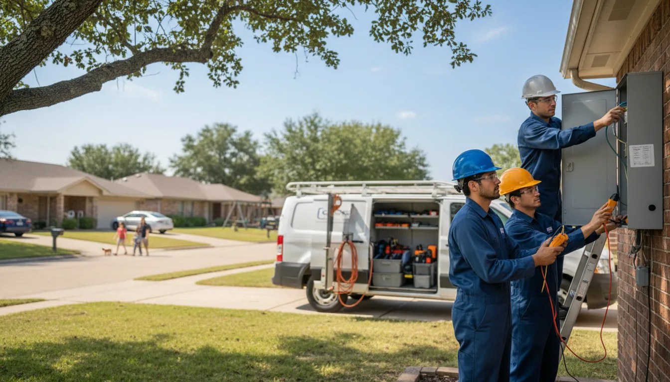 Certified electrician providing emergency electrical services in Brownfield, PA